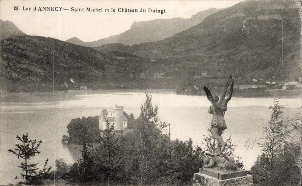 See von Annecy — Saint Michael und Schloss Duingt — A. G. - Vorderseite
