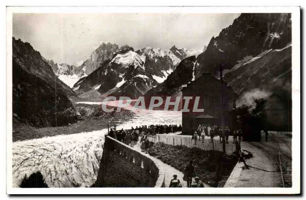 Montenvers — A Mer de Glace (alt. 1909 m.) — Edição da Cuisse Strasbourg - Frente