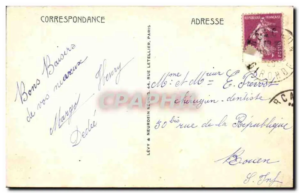Arcachon — Contraluz — LL - Verso