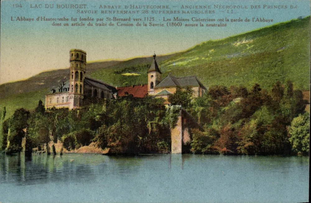 See Bourget — Abtei Hautecombe — Alte Necropole der Fürsten von Savoyen — L.I. — Nr. 194 - Vorderseite