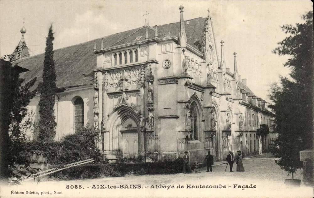 Aix-les-Bains - Abadia de Hautecombe - Fachada — Edição Giletta, fot. Nice, n° 8085 - Frente