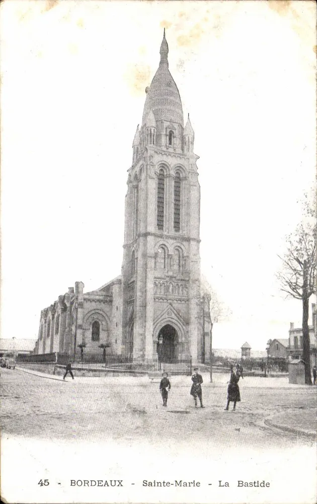 Bordeaux - Sainte-Marie - La Bastide — editor desconhecido, n° 45 - Frente