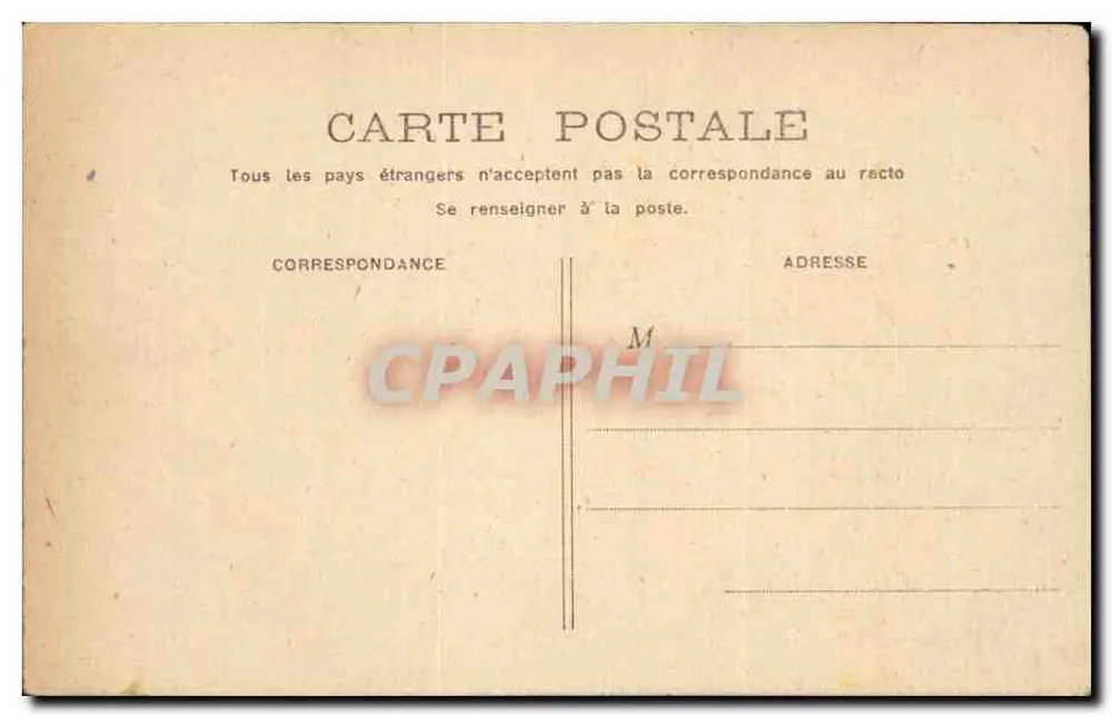 Bordeaux - Sainte-Marie - La Bastide — editor desconhecido, n° 45 - Verso