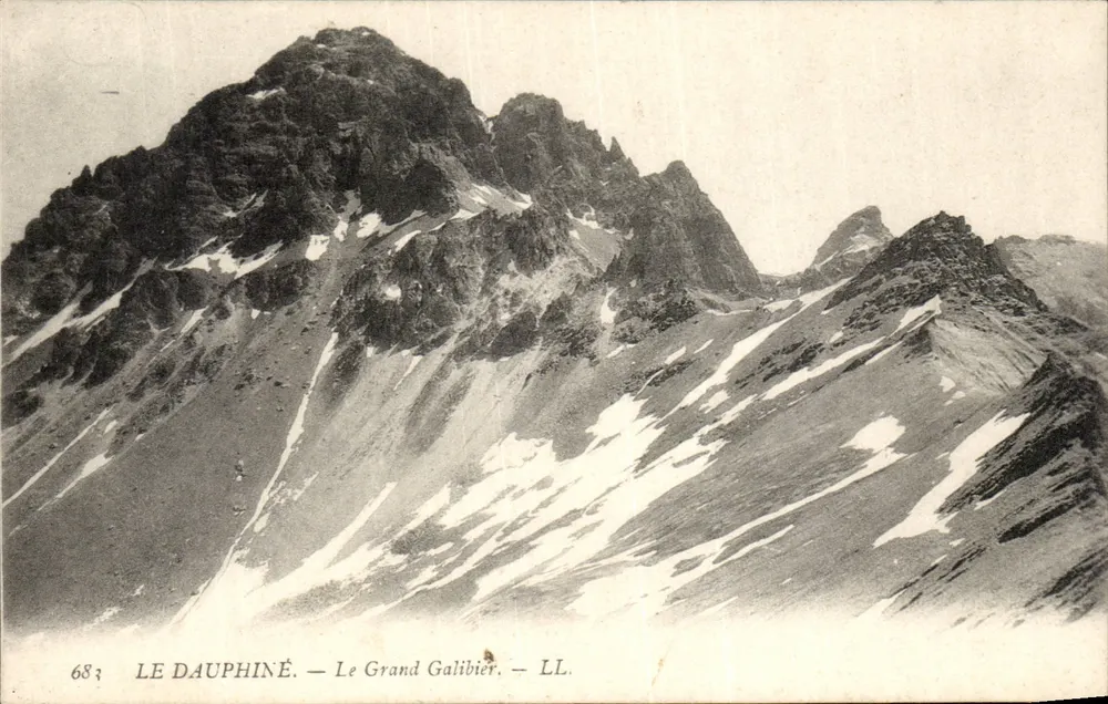O Grande Galibier — Dauphiné — LL, n° 683 - Frente
