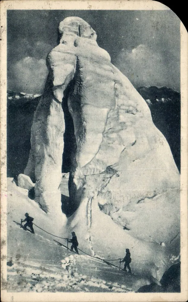 Pirâmide de Gelo no Monte Branco — G. Tairrres, Chamonix-Mont-Blanco, n°42 - Frente