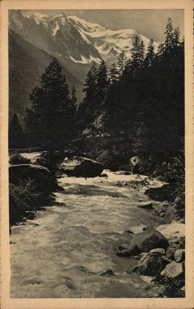 O Arve e o Mont-Blanc — Argentière (Haute-Savoie) — Coleção Urbanitaire - Frente