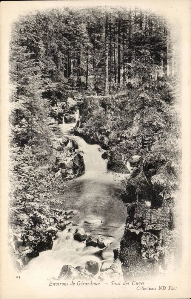Omgeving van Gérardmer — Saut des Cuves — Collecties ND Phot - Voorkant