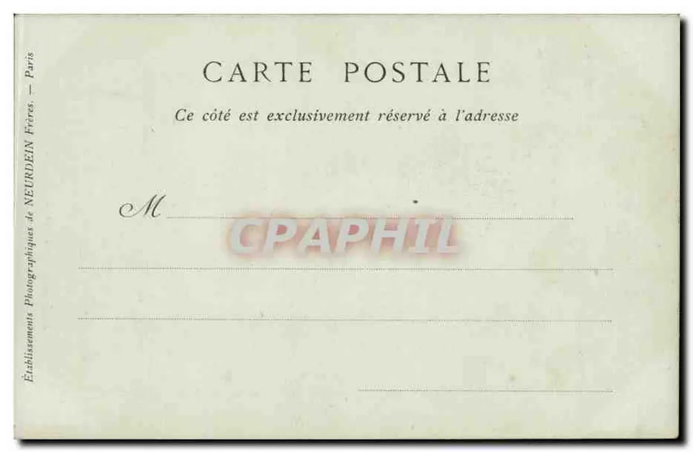 Omgeving van Gérardmer — Saut des Cuves — Collecties ND Phot - Achterkant