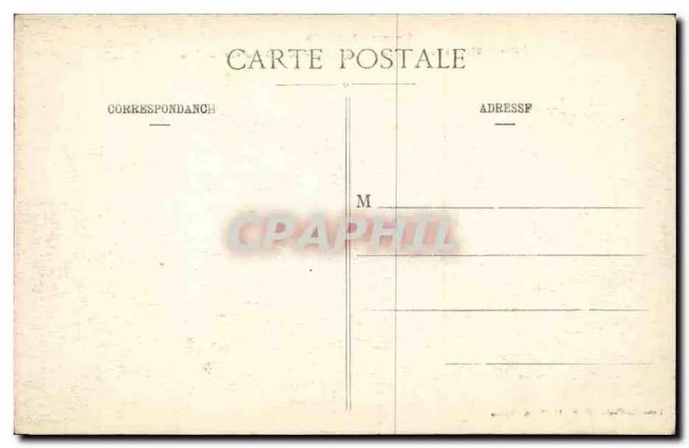 Gerbéviller-la-Martyre — Ruinen des Schlosses vom Park aus gesehen — Krieg 1914-1915 - Rückseite