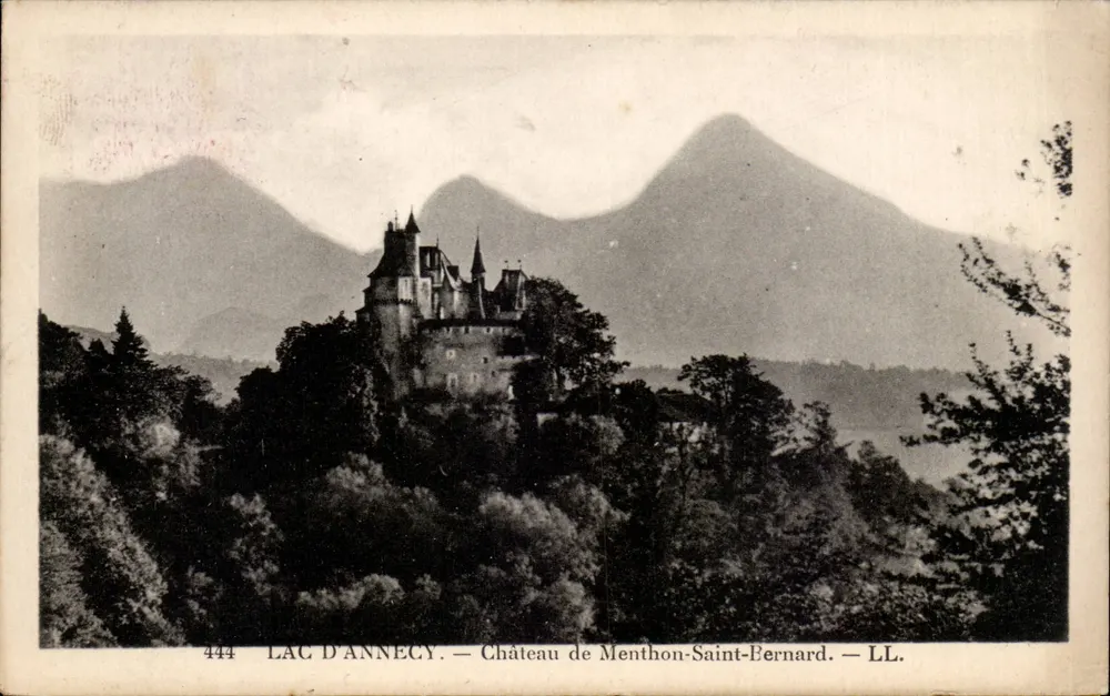 Lac d'Annecy — Château de Menthon-Saint-Bernard — LL. — n° 444 - Recto