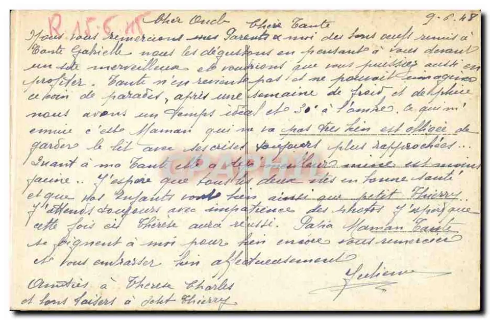 Lac d'Annecy — Albertville-St-Bernard et les Dents de Lansfon — (CL. GARDET ET GARIN) — n° 1191 - Verso