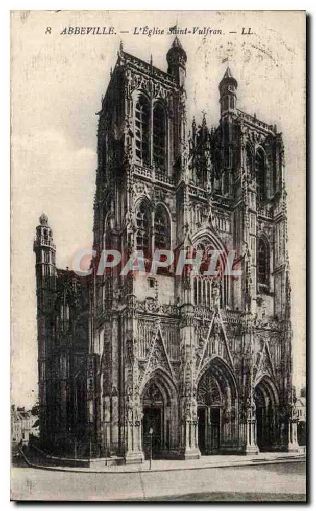 Abbeville — A Igreja de São Vulfrano — LL - Frente