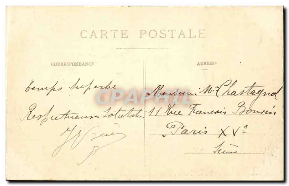 Onival - Die Bucht (Nordseite) und der Zollweg — Lexeouze, Fotografieverlag, 28, Grande Rue, Ault, Soc. de l'Outre, in der Nähe von Brest - Rückseite