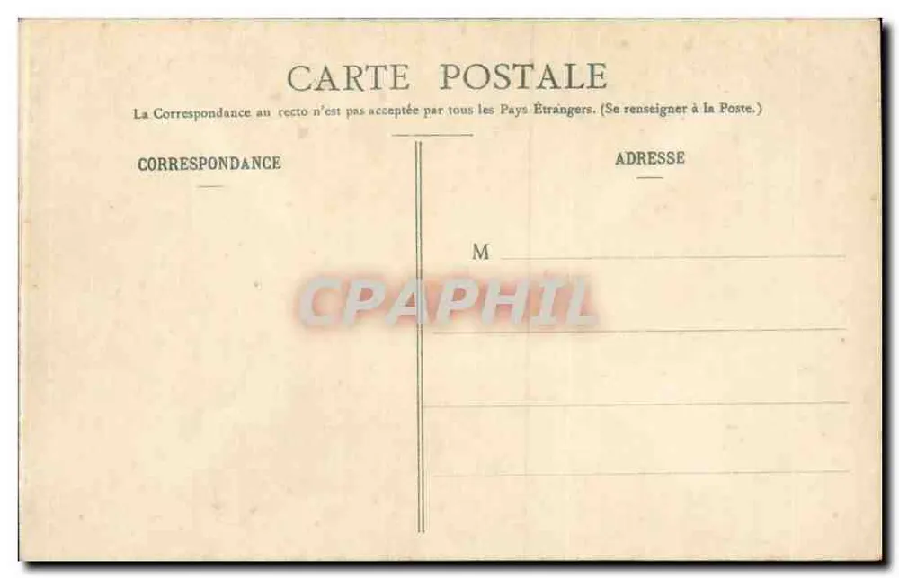 Souvenir de Nancy — vista da cidade e retrato feminino — editor não visível - Verso