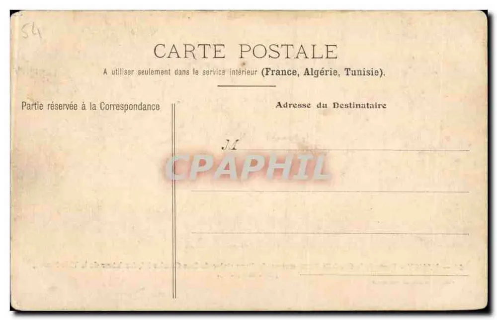Nancy — Porte de la Citadelle (1598) surmontée d'une statue du Duc Charles III, fondateur de la Ville Neuve, par Viard (1863) — La Lorraine illustrée, P. Helmlinger & Cie, Imp. Phot. Nancy - Verso