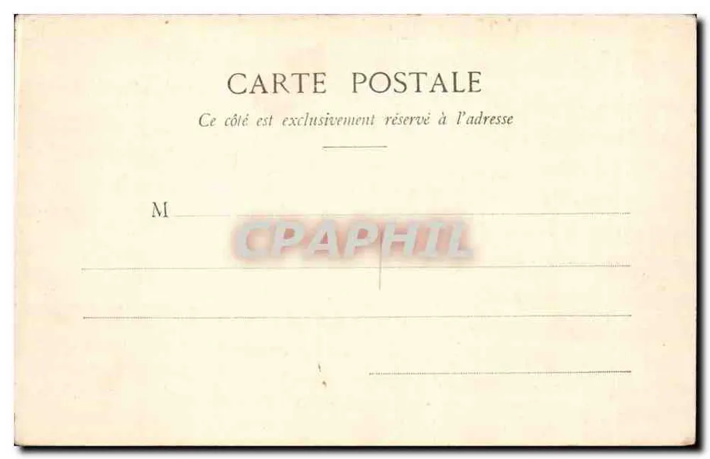 Nancy — Hémicycle de la Carrière, Palais du Gouvernement — Phototypie A. Bergeret & Cie, Nancy - Rückseite