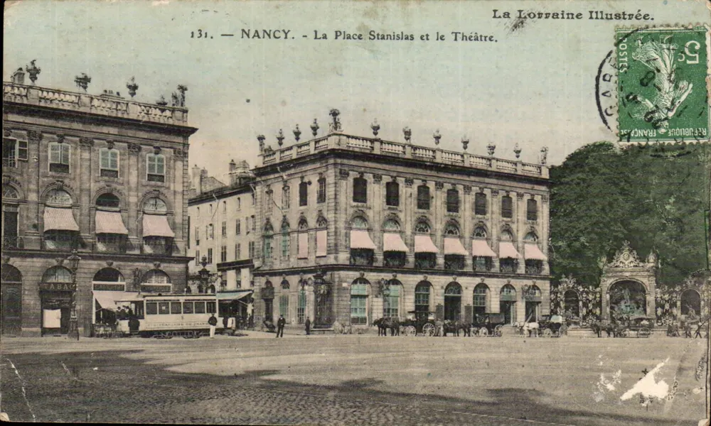 NANCY — De Place Stanislas en het Theater — La Lorraine Illustrée, n°131 - Voorkant