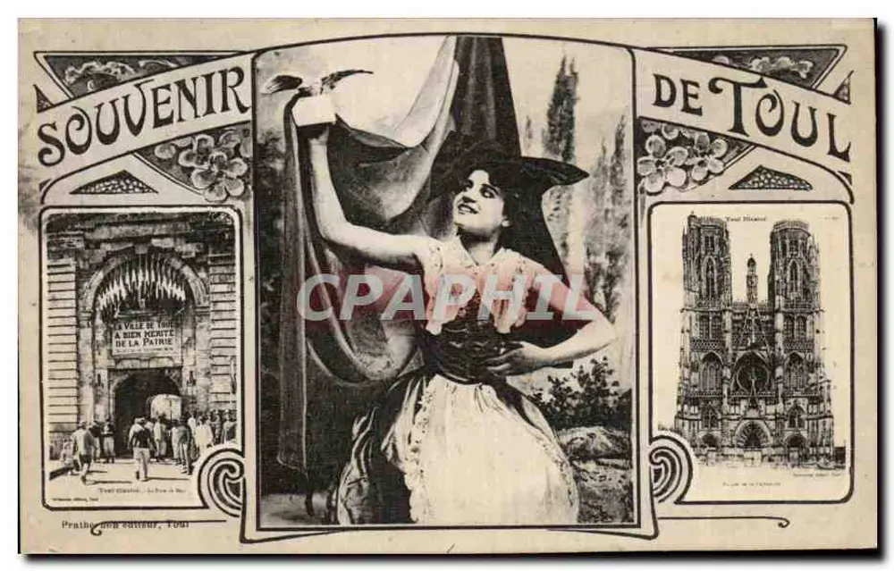 Toul — Recuerdo de Toul — Editor Prathermon, Toul - Anverso