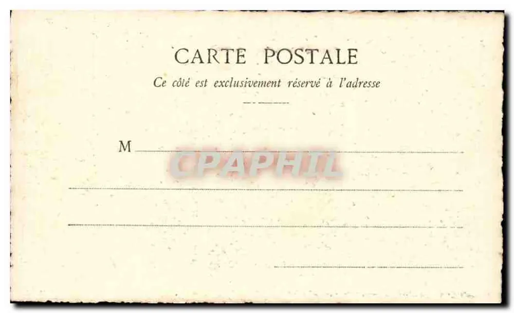 Altes Nancy — Die Porte Sainte-Catherine im Jahr 1830 — Phototypie A. Genereet & Cie, Nancy - Rückseite