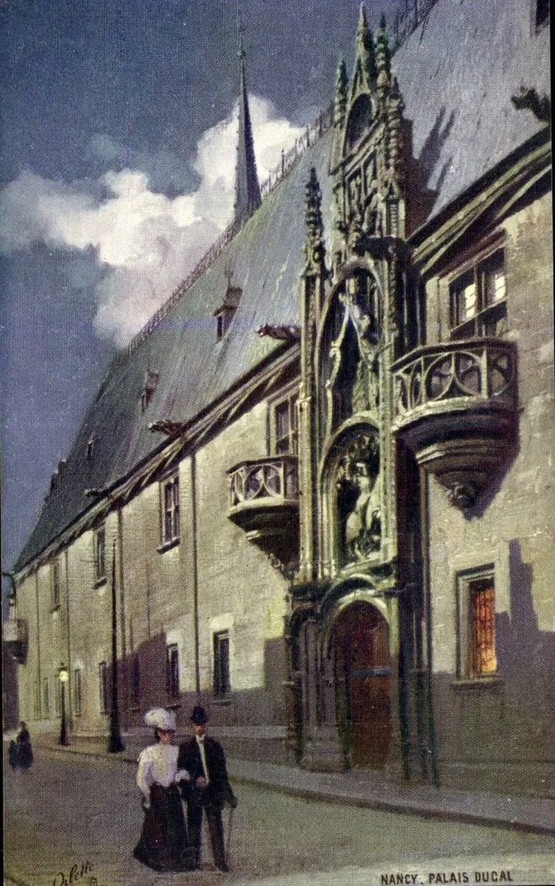 Nancy, Pałac Ducal — ogólny widok — OILLETTE, nr 2 - Awers