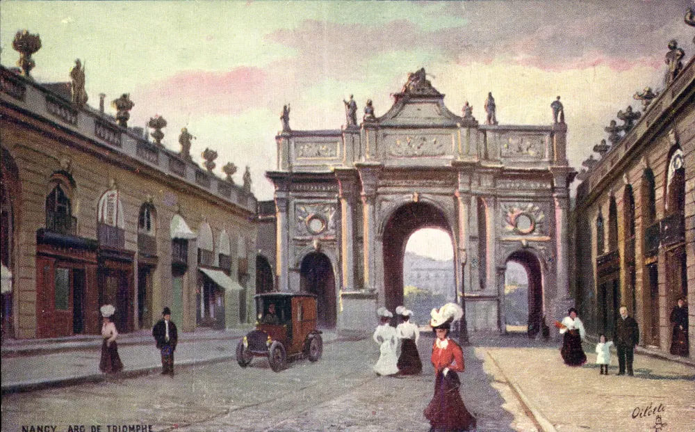 Nancy - Arco do Triunfo — Oilette, série 116 - Frente