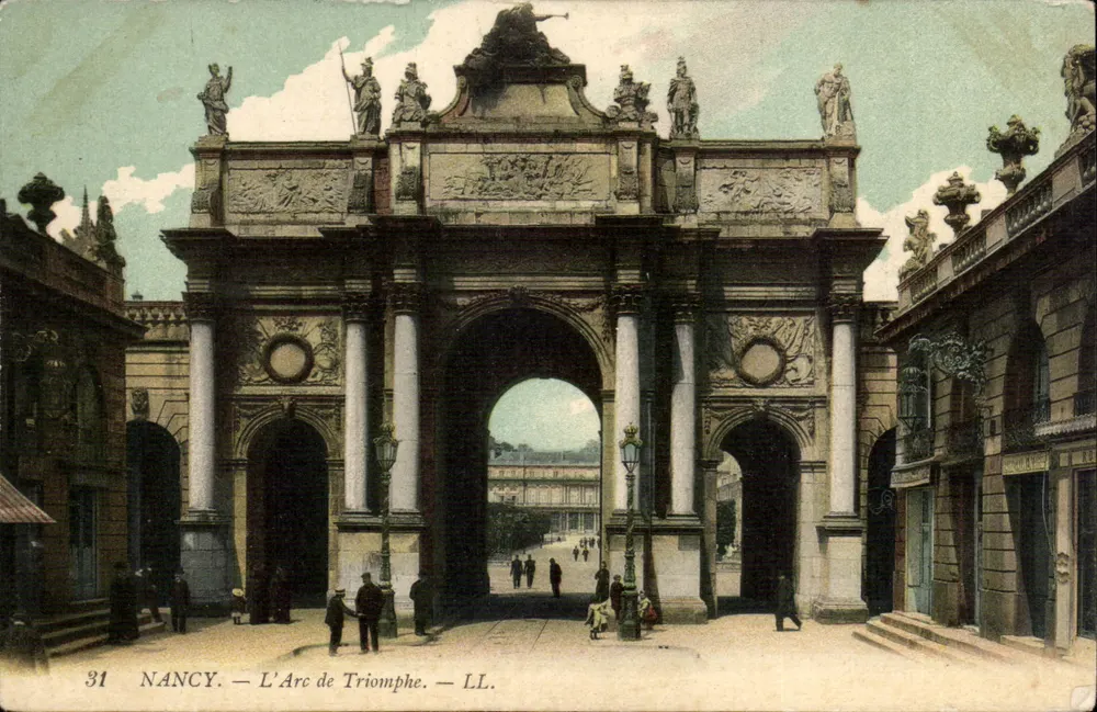 Nancy — O Arco do Triunfo — LL. n°31 - Frente