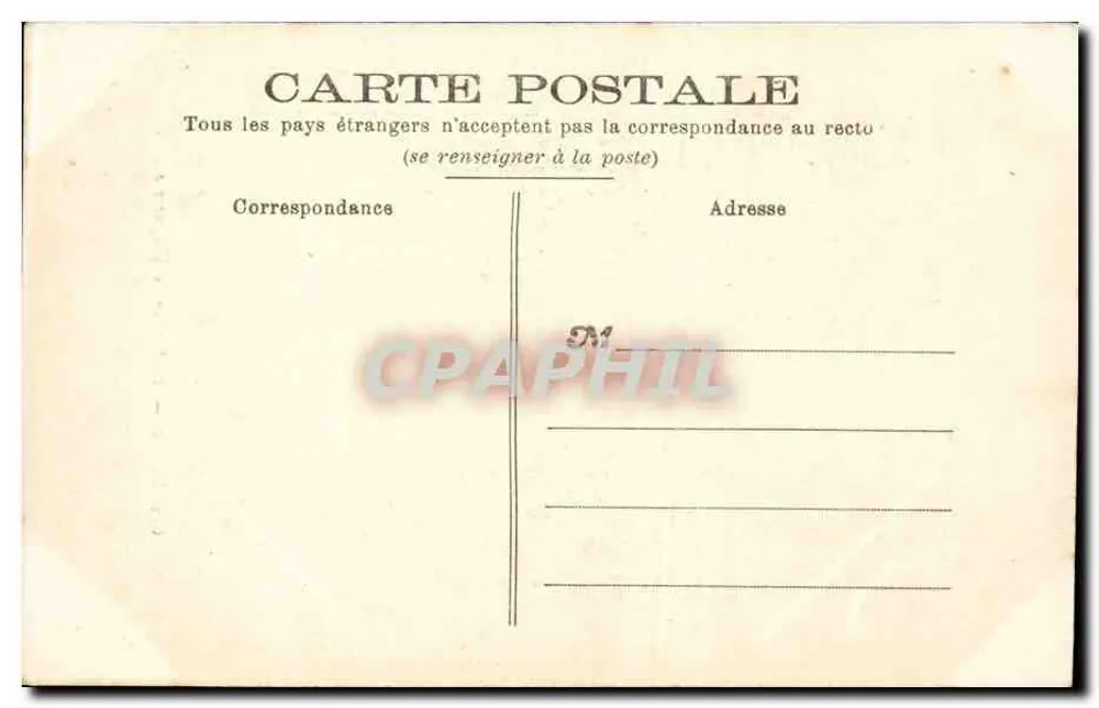 Dieppe — A Estátua de Duquesne — M - Verso