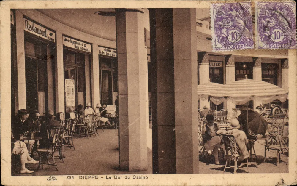 Dieppe - O Bar do Casino — Restaurante e almoços a 30 centavos — n°234 - Frente