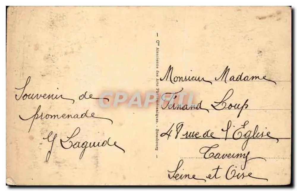 Dieppe - O Bar do Casino — Restaurante e almoços a 30 centavos — n°234 - Verso