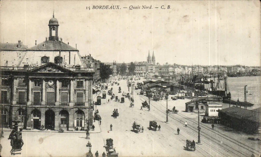 Bordeaux — Quais Norte — C. B. - Frente