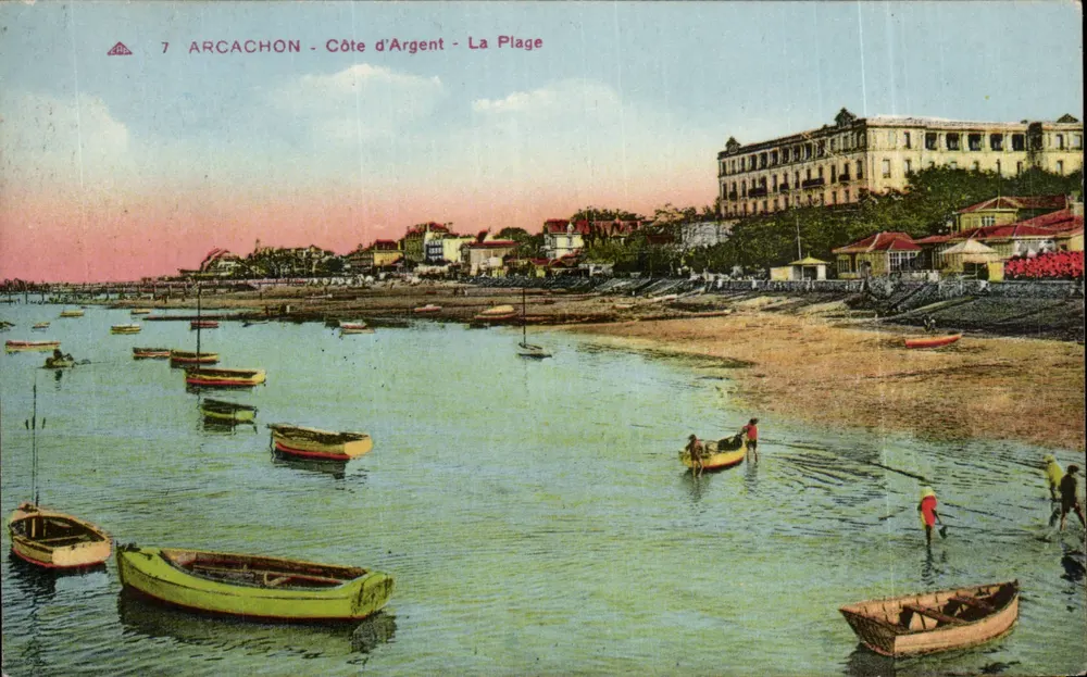 Arcachon - Côte d'Argent - A Praia — editoria Cie Alsacienne des Arts Photographiques - Frente