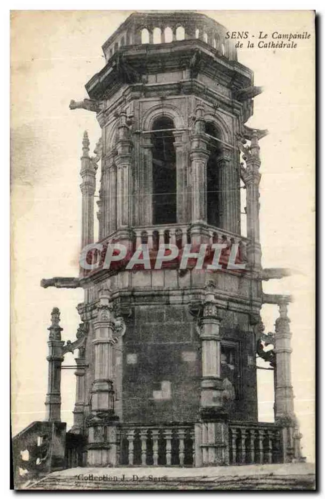 SENS - El campanario de la Catedral — Colección J. D. Sens - Anverso