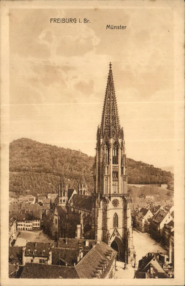 Freiburg i. Br. — Münster — Verlag Papierhaus Sernmann zum Münster - Frente