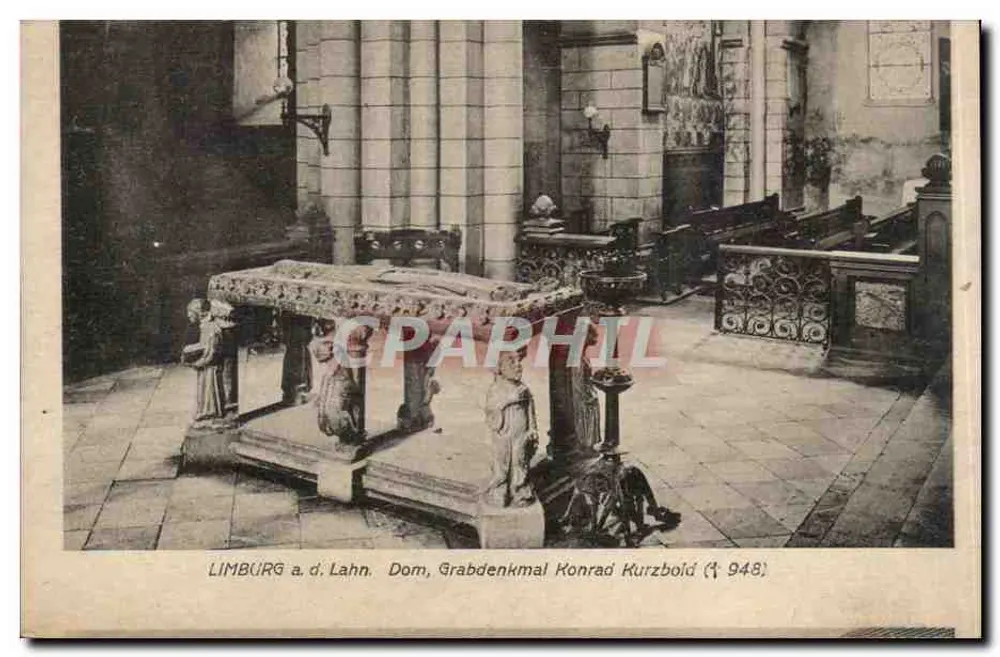 Limburg an der Lahn - Dom, Grabdenkmal Konrad Kurzboid (Nr. 948) - Vorderseite