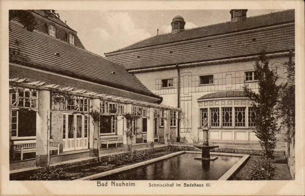 Bad Nauheim — Schmuckhof in het Badehaus III — Carl Albreus - Voorkant