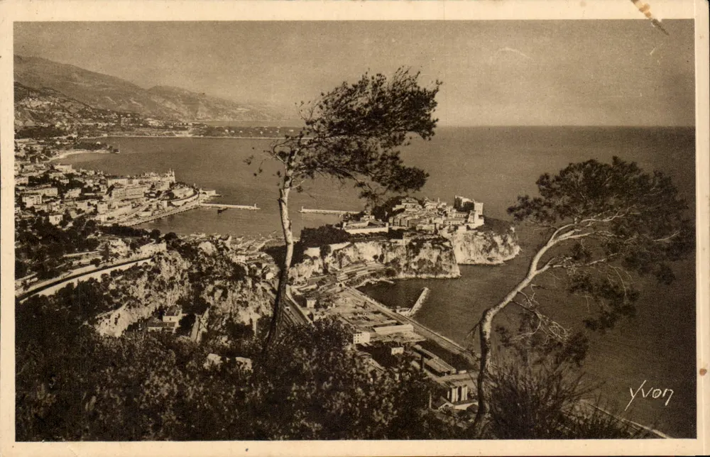 Monaco - Monte-Carlo — vue générale — Yvonn - Frente
