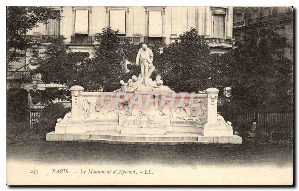 Paris — O Monumento de Alphand — LL. — Graphphil, n° 253 - Frente