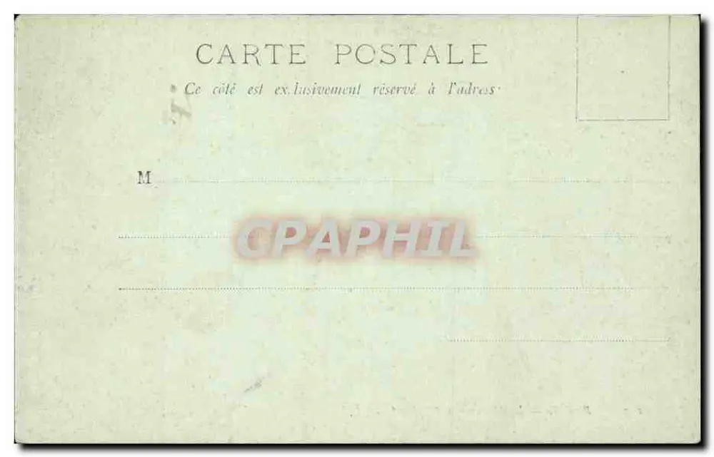 Paris — O Monumento de Alphand — LL. — Graphphil, n° 253 - Verso