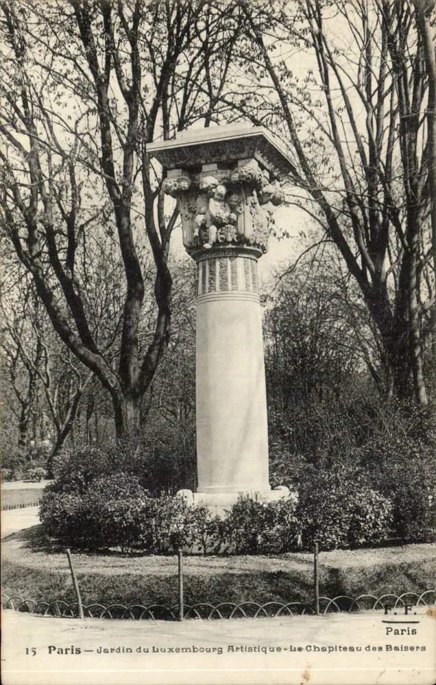Paris — Jardin du Luxembourg Artistique — Le Chapiteau des Baisers - Vorderseite