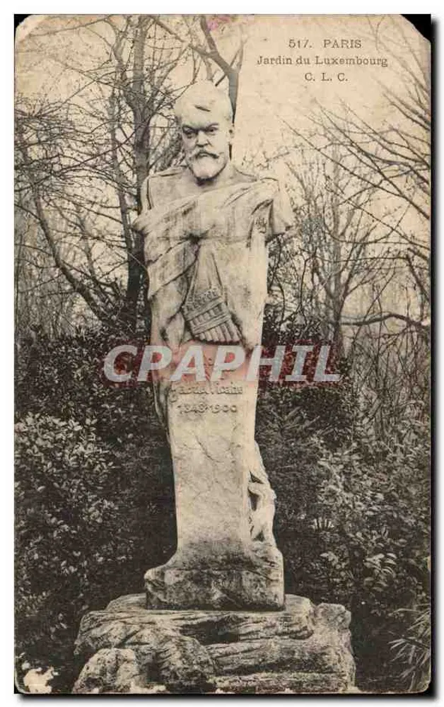 Statue de Jules Ferry — Jardin du Luxembourg — éditeur C. L. C., n° 517 - Frente
