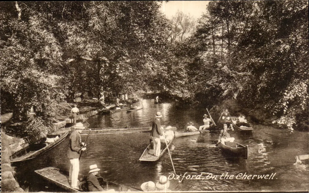 Oxford. En el Cherwell. — Serie Frith, n.º 72066 - Anverso