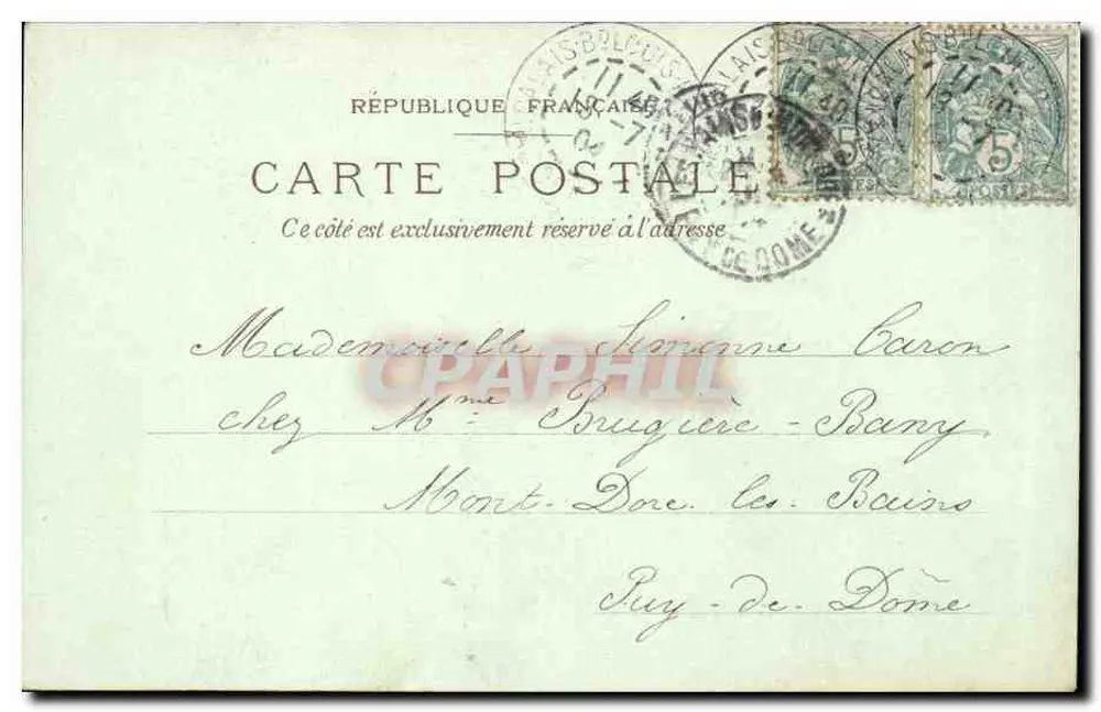 Paris, 4. Place de la République — estátua da República — editor Paris, número de série não visível - Verso