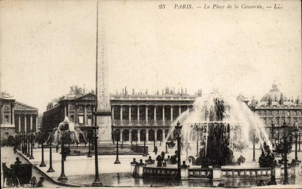 Paris — A Praça da Concórdia — Li. - Frente