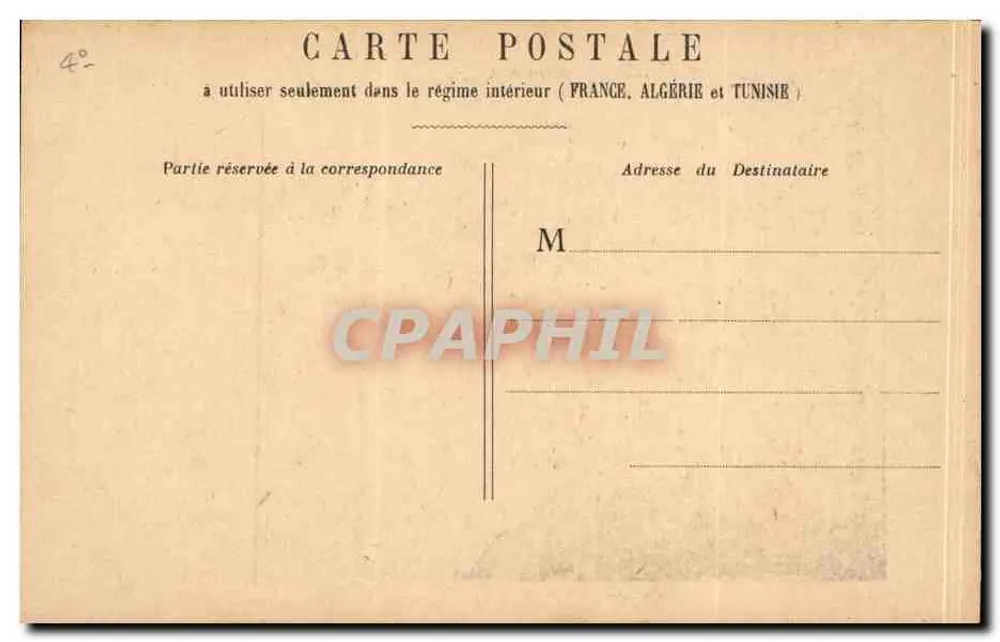 PARIS - A Santa Capela — vista do edifício gótico com carruagem — editor não identificado - Verso