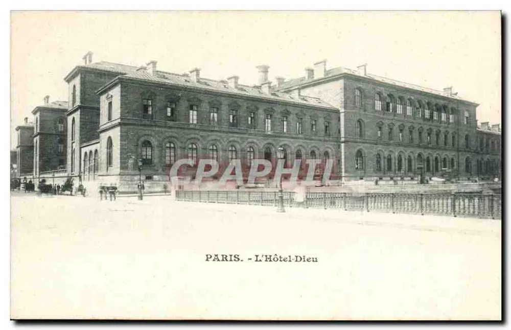 Paris - O Hôtel-Dieu — número de série não visível - Frente