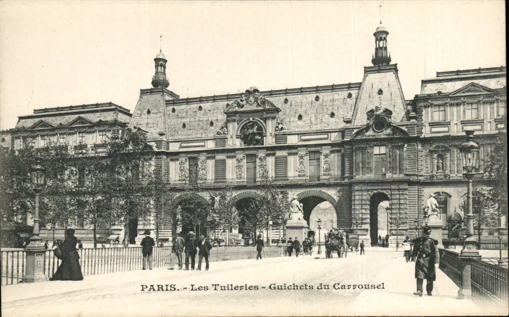 Paris - Les Tuileries - Guichets du Carrousel — éditeur non visible - Recto