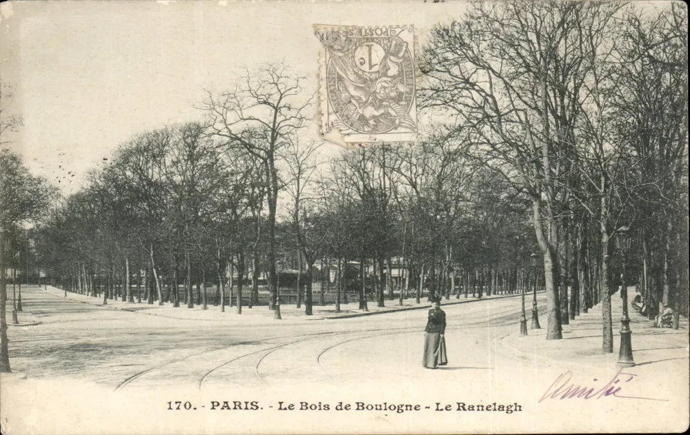 Parigi - Il Bois de Boulogne - Il Ranelagh - editore Dominique, n° 170 - Recto