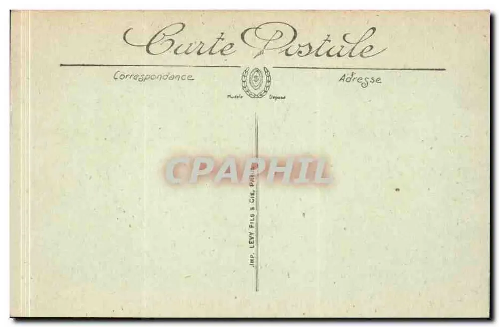 Paris — O Ponte d'Austerlitz — LL. — Imp. Lévy Fils & Cie, Paris - Verso