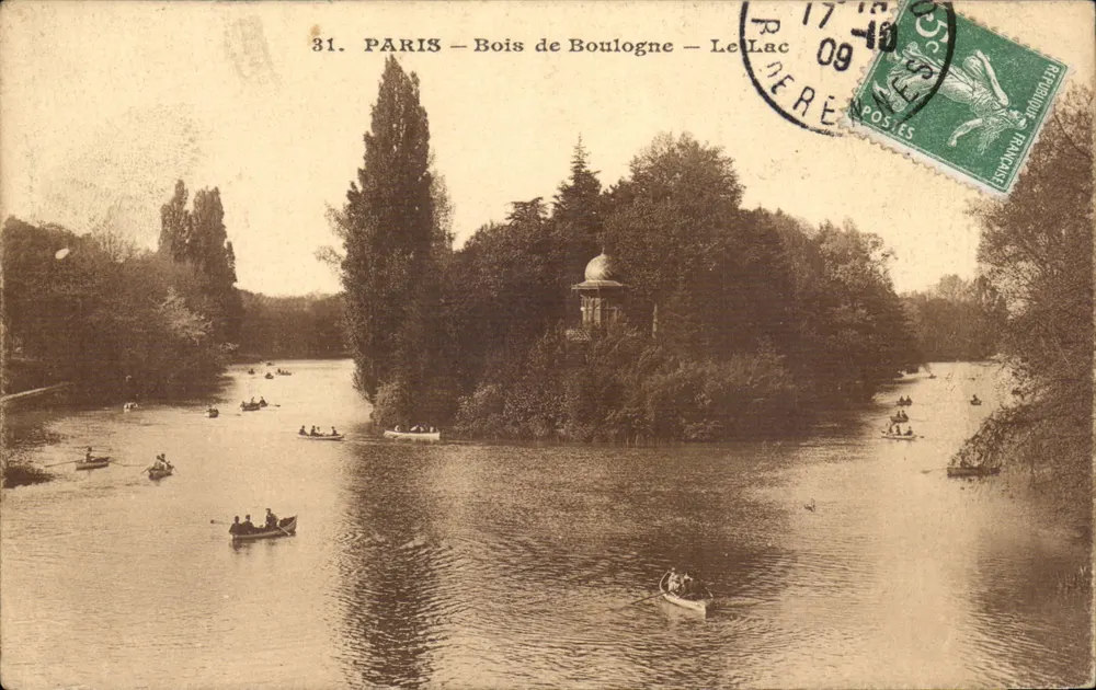 PARIS — Bois de Boulogne — Het Meer — onbekende uitgever, n°31 - Voorkant