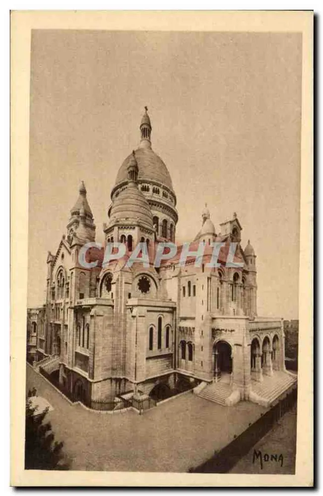 Basilika des Heiligen Herzens — Montmartre — Photographie von L. Magne, Nr. 48 - Vorderseite